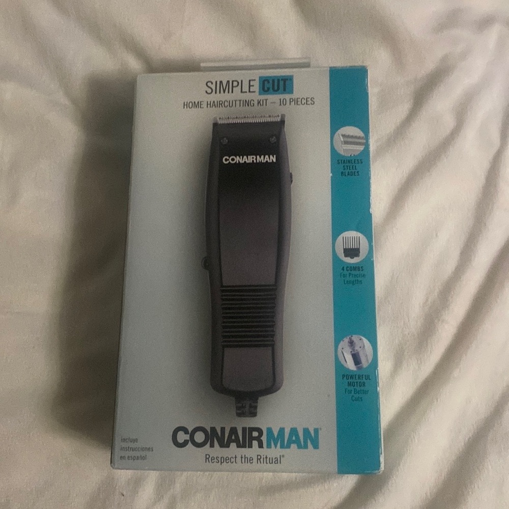 CONAIR MAN Simple Cut Corded Hair ClippersHome Kit